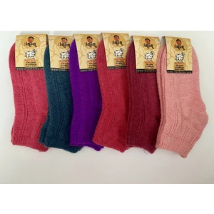 İnan Korse Lüks Yün Kadın Patik Çorap 6'lı