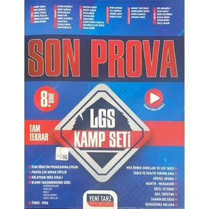 Yeni Tarz Yayınları 8. Sınıf LGS Son Prova Kamp Seti