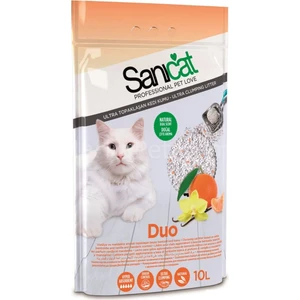 Duo Mandalina ve Vanilya Kokulu Kedi Kumu 10 Lt