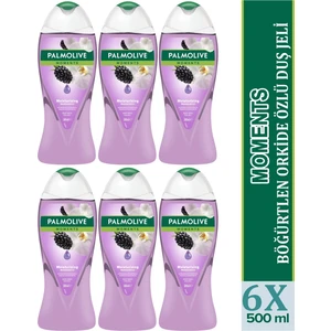 Moments Duş Jeli Böğürtlen Orkide 500 ml x 6 Adet