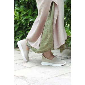 Fast Step Kadın Günlük Rahat Ortopedik Yumuşak Taban Triko Anne Spor Ayakkabı Sneaker 629ZA501-1001