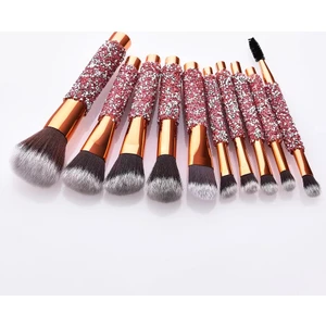 Özel Rose Çantalı Makyaj Fırça Seti