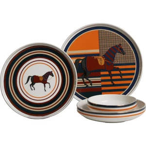 Lucky Art Lyxı 014 Miriam 24 Parça Bone Yemek Takımı