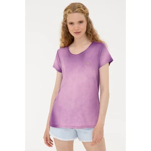 U.S. Polo Assn. Kadın Menekşe T-Shirt 50234672-VR037