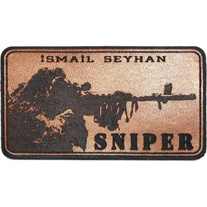Seyhan Askeri Malzeme  Keskin Nişancı Deri Isimlik - Snıper Isimlik