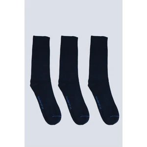 Socks Art Erkek 3'lü Klasik Dikişsiz Soket Çorap