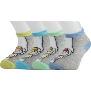 Moyra Socks 4'lü Desenli Unisex Bebek Çorabı
