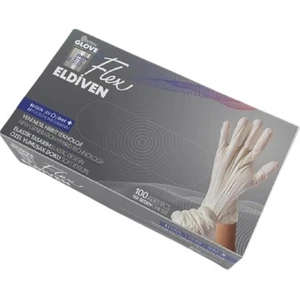 Beyaz Flex Eldiven 100'LÜ