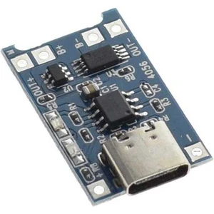 TP4056 Type-C 1s 3.7V Lipo, Li-Ion Pil Şarj Devresi