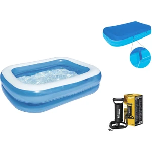 Şişme Aile Havuzu, Pompa ve Örtü Full Set-Bestway 54005-62002-58319