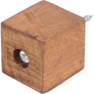 Masa Sandalye Mobilya Ünite Kanepe Koltuk Ayak Ağaç Takoz Yükseltici 6'lı Boy 30 mm  En 30x30 mm Kahve