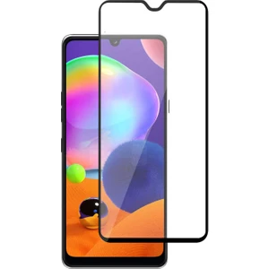 Case 4U Samsung Galaxy A31 Cam Ekran Koruyucu Tam Kaplayan Seramik Siyah