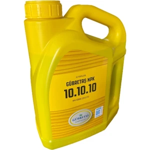 10 10 10 İz Elementli Çiçek Bitki Besini Azot Fosfor Potasyum Sıvı Yaprak Npk Gübresi 5 Lt