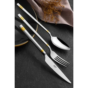 Duru Gold 72 Parça Çatal Kaşık Bıçak Takımı 18/10 Paslanmaz Çelik