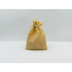 Ozan Tuhafiye Kese Hasır Renk Jüt Kumaş 10X14 cm 10 Adet