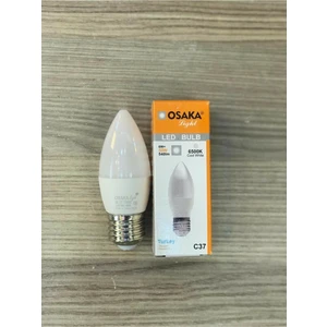 6W E27 LED Mum Ampul 5li Paket Beyaz