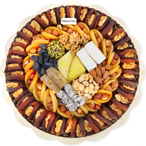 Bizim Yöre ''dert Dinleten'' Hediyelik Kayısı Kuruyemiş Lokum Draje Çikolata Paketi 1,8 kg NO11 | Bizim Yöre