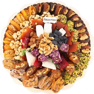 Bizim Yöre ''kriz Bastıran'' Hediyelik Çikolata Lokum Kayısı Paketi 2,1 kg No 9 | Bizim Yöre