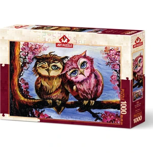 Art Puzzle Aşık Baykuşlar 1000 Parça Puzzle