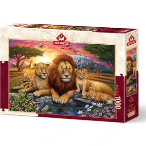 Art Puzzle Aslan Ailesi 1000 Parça Puzzle
