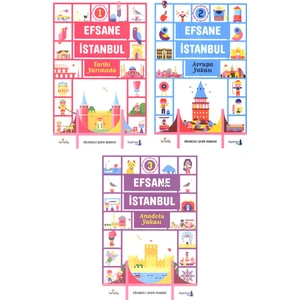 Efsane Istanbul 3 Kitap Set / Tarihi Yarımada - Avrupa Yakası - Anadolu Yakası