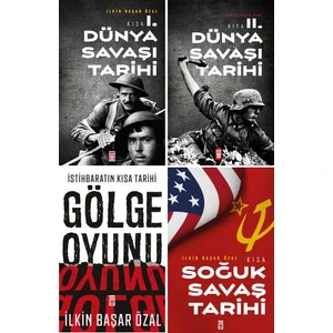 Ilkin Başar Özal 4 Kitap Set / Kısa 1. Dünya Savaşı Tarihi - Kısa 2. Dünya Savaşı Tarihi - Kısa Soğuk Savaş Tarihi - Istihbaratın Kısa Tarihi Gölge Oyunu