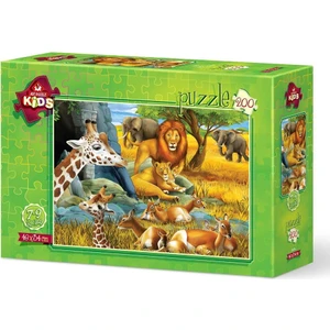 Art Puzzle Art Çocuk Puzzle Orman Hayvanları 200 Parça Puzzle