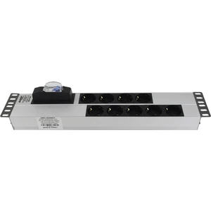 Connect 16A 9'lu Sigortalı Alüminyum Rack Kabin Prizi Pdu
