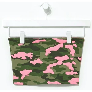 Kübra tekstil Kız Çocuk Kamuflajlı Bandeau Crop