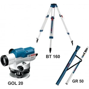Gol 20 D+Bt 160 Tripod+Gr 500 Mira 100 Metre Optik Nivelman