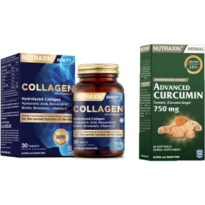 Hidrolize  Hyaluronic Acid 30 Tablet + Advanced Curcumin (Zerdeçal Ekstresi)30 Yumuşak Kapsül