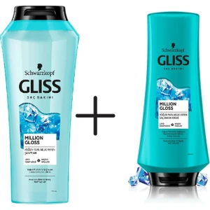 Mıllıon Gloss 400 ml Şampuan +360 ml Saç Kremi Serisi