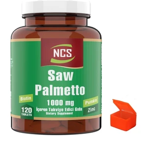 Saw Palmetto Complex Biotin Çinko 120 Tablets + Hap Kutusu