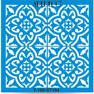 Stencil 30 x 30 cm N:st 154 Antik Karo