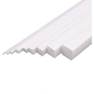 Güven Sanat Plastik Kare Çıta Içi Dolu 1mm 50 cm 20 Adet