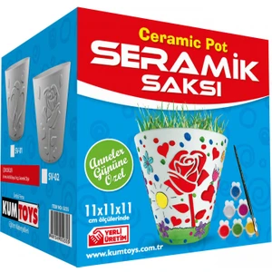 Seramik Saksı Sade