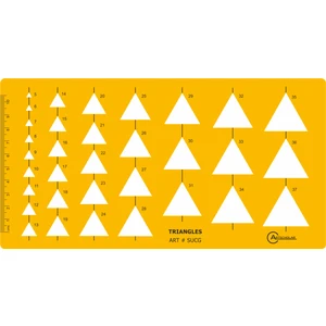 Üçgen Şablon Cetvel N:sucg