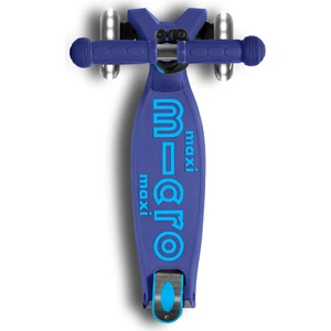 Scooter Maxi Micro Deluxe Foldable Navy LED