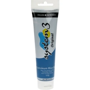 Daler Rowney System 3 Akrilik Boya 150 ml N.112 Coeruleum Blue Hue