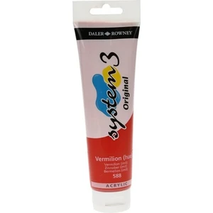 Daler Rowney System 3 Akrilik Boya 150 ml N.588 Vermilion Hue