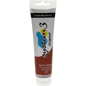 Daler Rowney System 3 Akrilik Boya 150 ml N.221 Burnt Sienna