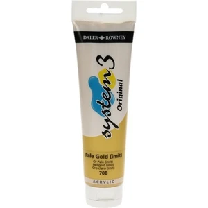 Daler Rowney System 3 Akrilik Boya 150 ml N.708 Pale Gold Imit