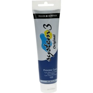 Daler Rowney System 3 Akrilik Boya 150 ml N.120 Process Cyan