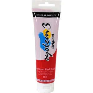 Daler Rowney System 3 Akrilik Boya 150 ml N.503 Cadmium Red Hue