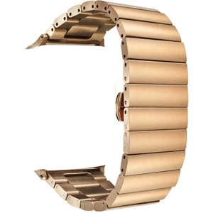Apple Watch Uyumlu 38MM Kordon Şık Tasarım Metal Kordon Krd-41 Bronz