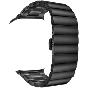 Apple Watch Uyumlu 40MM Kordon Şık Tasarım Metal Kordon Krd-41 Siyah