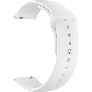 Amazfit Gtr 2 47MM Kordon Mat Düz Renkli Silikon Beyaz