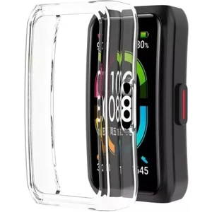 Case Street Honor Band 6 Kordon Önü Kapalı Şeffaf Silikon Renksiz