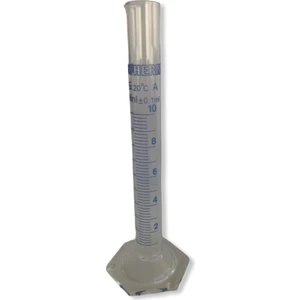 Altıgen Taban Mezür Cam 10 ml