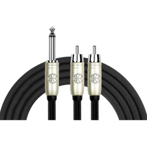 2mt. Y Kablo (1/4'' Mono Erkek - 2xrca Erkek)